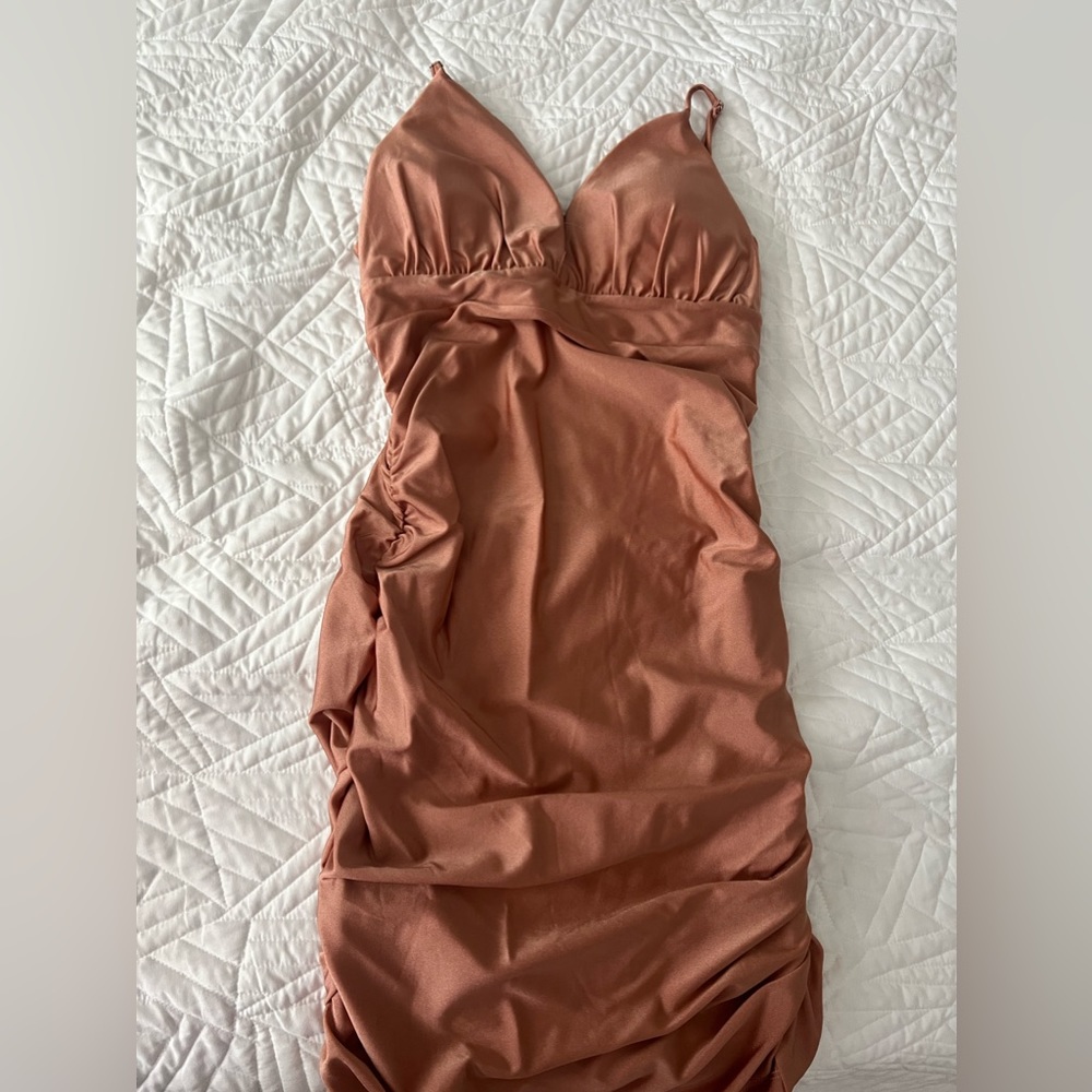 Rose gold dress